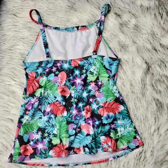 24th & Ocean Tankini Top Tropical Floral - Picture 5 of 8